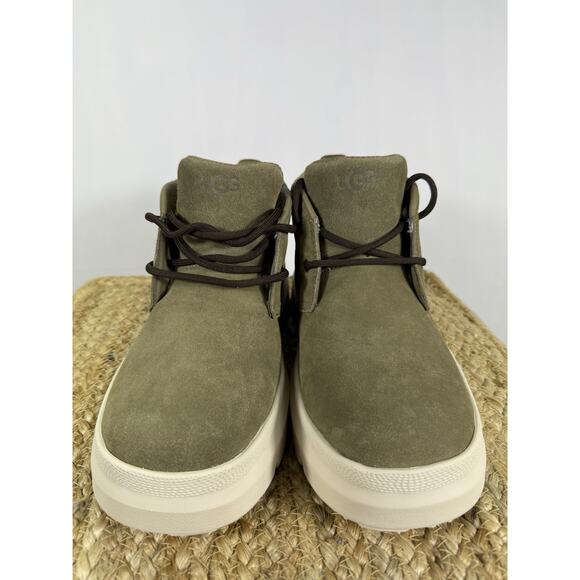 UGG BURLEIGH CHUKKA ANTILOPE SUEDE SHEEPSKIN MEN'S LACE UP BOOTS SIZE 10 - Picture 3 of 6
